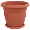 Plantepotter 6 pcs Mursten Rød Ø 30 x 25 cm Plastik