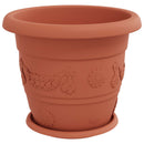 Plantepotter 6 pcs Mursten Rød Ø 34 x 28 cm Plastik
