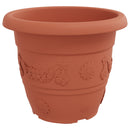 Plantepotter 6 pcs Mursten Rød Ø 34 x 28 cm Plastik