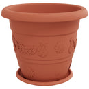 Plantepotter 6 pcs Mursten Rød Ø 39 x 32 cm Plastik
