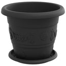 Plantepotter 6 pcs Sort Ø 22 x 18 cm Plastik