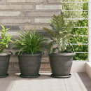 Plantepotter 6 pcs Sort Ø 26 x 21.5 cm Plastik