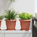 Plantepotter 24 pcs Mursten Rød Ø 22 x 18 cm Plastik