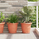 Plantepotter 24 pcs Mursten Rød Ø 34 x 28 cm Plastik