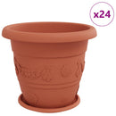 Plantepotter 24 pcs Mursten Rød Ø 39 x 32 cm Plastik