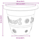 Plantepotter 24 pcs Mursten Rød Ø 39 x 32 cm Plastik