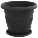Plantepotter 24 pcs Sort Ø 26 x 21.5 cm Plastik