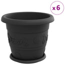 Plantepotter 24 pcs Sort Ø 30 x 25 cm Plastik