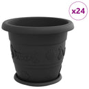 Plantepotter 24 pcs Sort Ø 34 x 28 cm Plastik
