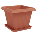 Plantepotter 6 pcs Mursten Rød 38 x 38 x 30 cm Plastik
