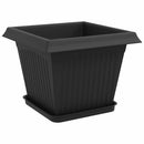 Plantepotter 6 pcs Sort 28,5 x 28,5 x 22 cm Plastik