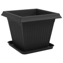 Plantepotter 6 pcs Sort 38 x 38 x 30 cm Plastik