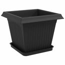 Plantepotter 24 pcs Sort 33 x 33 x 26 cm Plastik