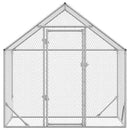 Hønsebur Sølv 170 x 100 x 177 cm Galvaniseret stål