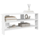 HjørneTVskab Hvid 102x40,5x45cm Konstrueret træ