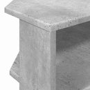 HjørneTVskab Beton Grå 102x40,5x45cm Konstrueret træ