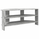 HjørneTVskab Beton Grå 102x40,5x45cm Konstrueret træ