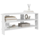 HjørneTVskab Højglans Hvid 102x40,5x45cm Konstrueret træ