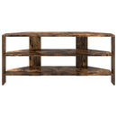 HjørneTVskab Røget eg 102x40,5x45cm Konstrueret træ