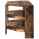 HjørneTVskab Røget eg 102x40,5x45cm Konstrueret træ
