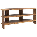 HjørneTVskab 102x40,5x45cm Gammelt træ Konstrueret træ