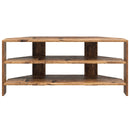 HjørneTVskab 102x40,5x45cm Gammelt træ Konstrueret træ