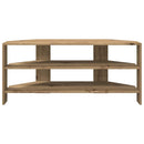 HjørneTVskab Artisan Egetræ 102x40,5x45cm Konstrueret træ