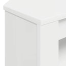 HjørneTVskab 102 x 40,5 x 45 cm Hvid Konstrueret træ