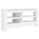 HjørneTVskab 102 x 40,5 x 45 cm Hvid Konstrueret træ