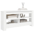 HjørneTVskab 102 x 40,5 x 45 cm Hvid Konstrueret træ