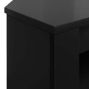 HjørneTVskab 102 x 41 x 50 cm Sort Konstrueret træ