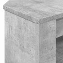 HjørneTVskab Beton Grå 102 x 40,5 x 45 cm Konstrueret træ