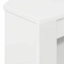 HjørneTVskab Højglans Hvid 102 x 40,5 x 45 cm Konstrueret træ