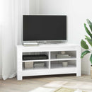 HjørneTVskab 102 x 41 x 50 cm Hvid højglans Konstrueret træ