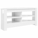 HjørneTVskab 102 x 41 x 50 cm Hvid højglans Konstrueret træ