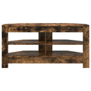 HjørneTVskab Røget eg 102 x 40,5 x 45 cm Konstrueret træ