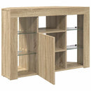 Hjørne LED TV Skab Sonoma eg 100x40x68cm Konstrueret træ