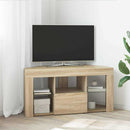 Hjørne LED TV Skab Sonoma eg 100 x 40 x 50 cm Konstrueret træ