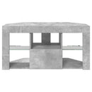Hjørne LED TV Skab 100 x 40 x 50 cm Beton Grå Konstrueret træ