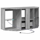 Hjørne LED TV Skab 100 x 40 x 50 cm Grå Sonoma Konstrueret træ