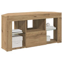 Hjørne LED TV Skab 100 x 40 x 50 cm Artisan Egetræ