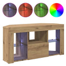 Hjørne LED TV Skab 100 x 40 x 50 cm Artisan Egetræ