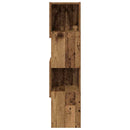 Hjørneskab Gammelt træ 25,5x25x102cm Konstrueret træ