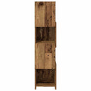 Hjørneskab Gammelt træ 25,5x25x102cm Konstrueret træ