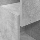 Hjørneskab Beton Grå 25,5x25x80cm Konstrueret træ