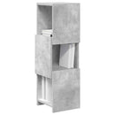 Hjørneskab Beton Grå 25,5x25x80cm Konstrueret træ