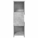 Hjørneskab Beton Grå 25,5x25x80cm Konstrueret træ