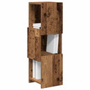 Hjørneskab Gammelt træ 25,5x25x80cm Konstrueret træ