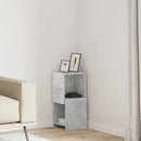 Hjørneskab Beton Grå 25,5x25x55cm Konstrueret træ