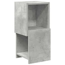 Hjørneskab Beton Grå 25,5x25x55cm Konstrueret træ